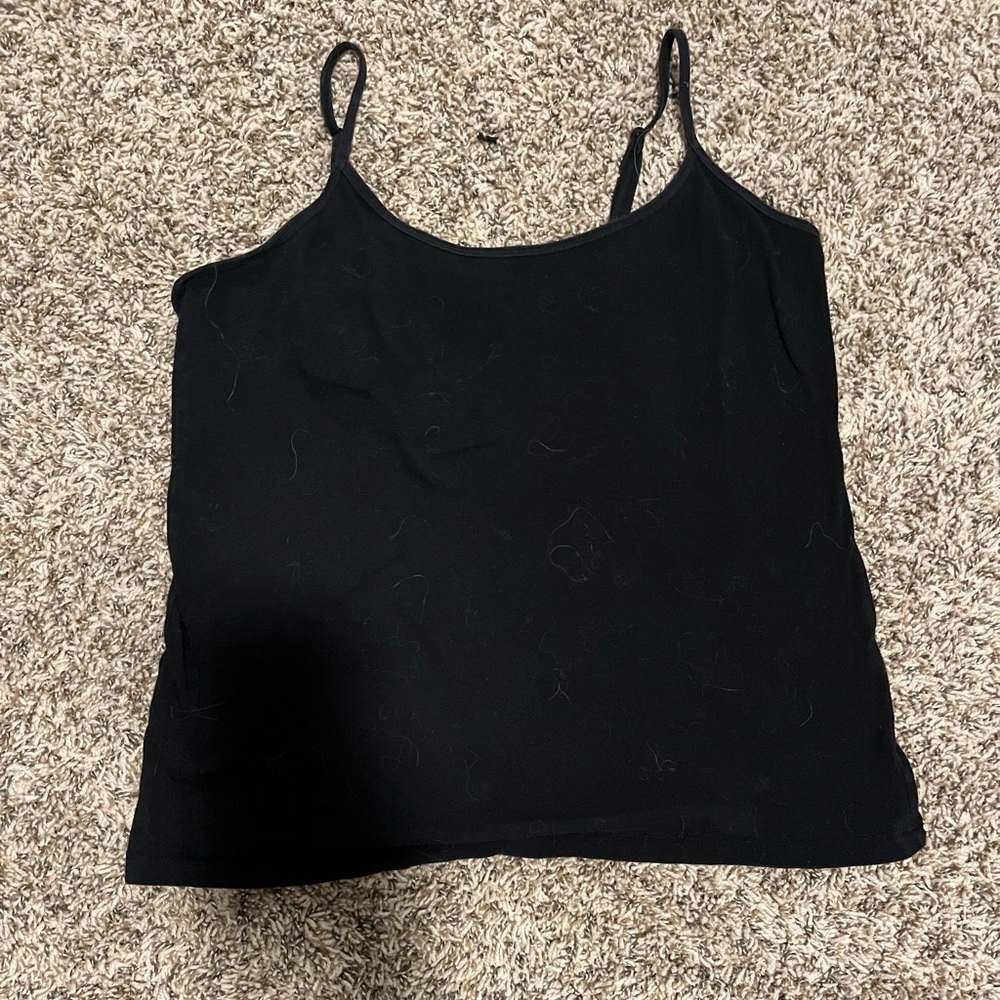Plain Black Tank Top